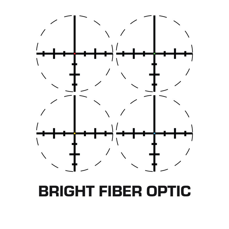 Swampfox Tomahawk II 1-4X24 SFP LPVO BFO Bright Fiber Optic Riflescope
