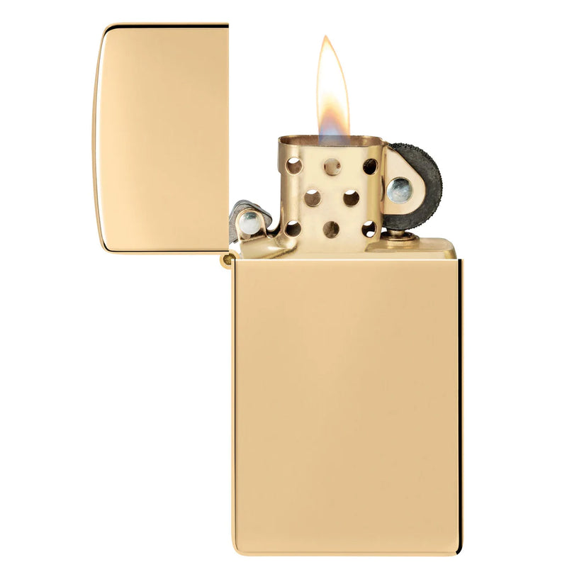 Zippo Slim® High Polish Brass-Optics Force