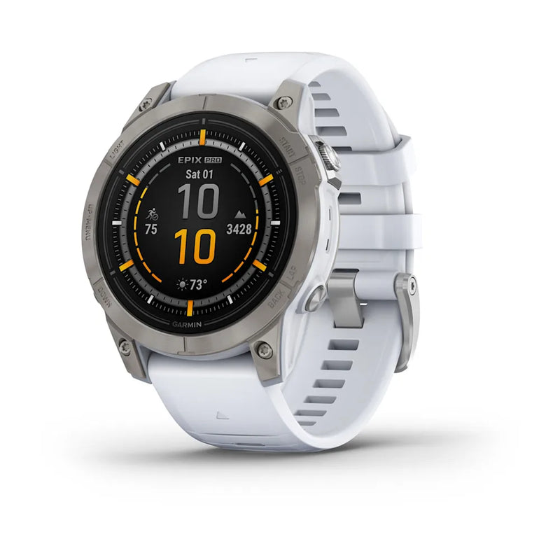 Garmin Epix™ Pro (Gen 2) – Sapphire Edition 47 mm-Titanium with Whitestone Band-Optics Force