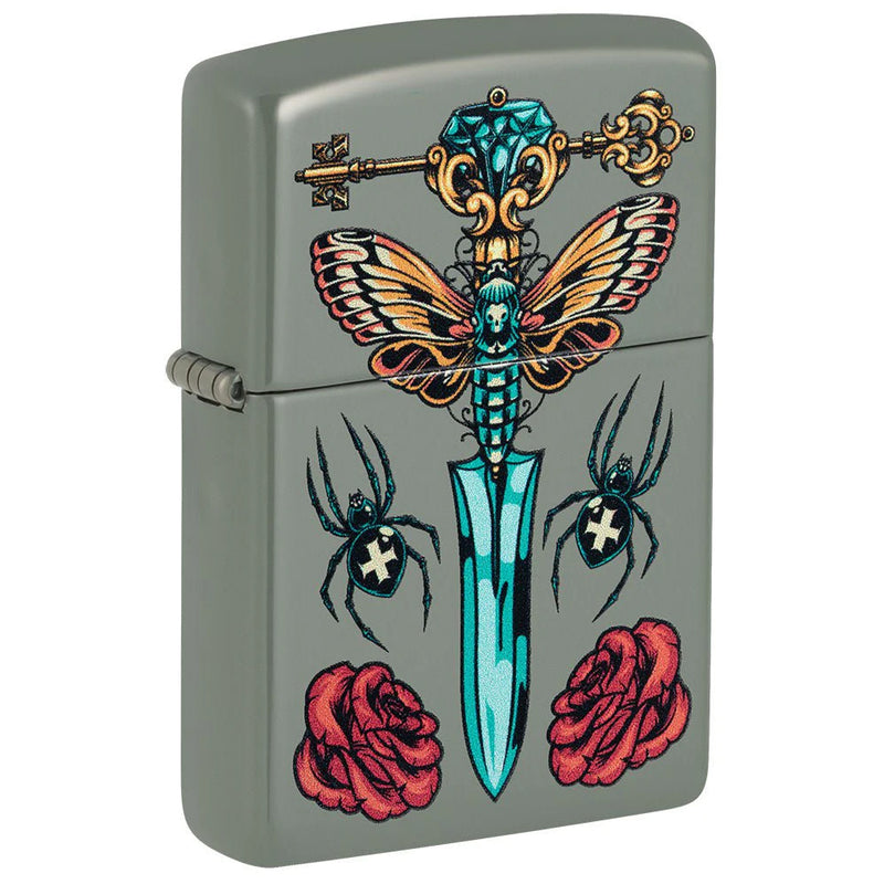 Zippo Gothic Dagger Design-Optics Force