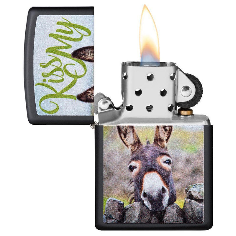 Zippo Kiss My Donkey Design-Optics Force