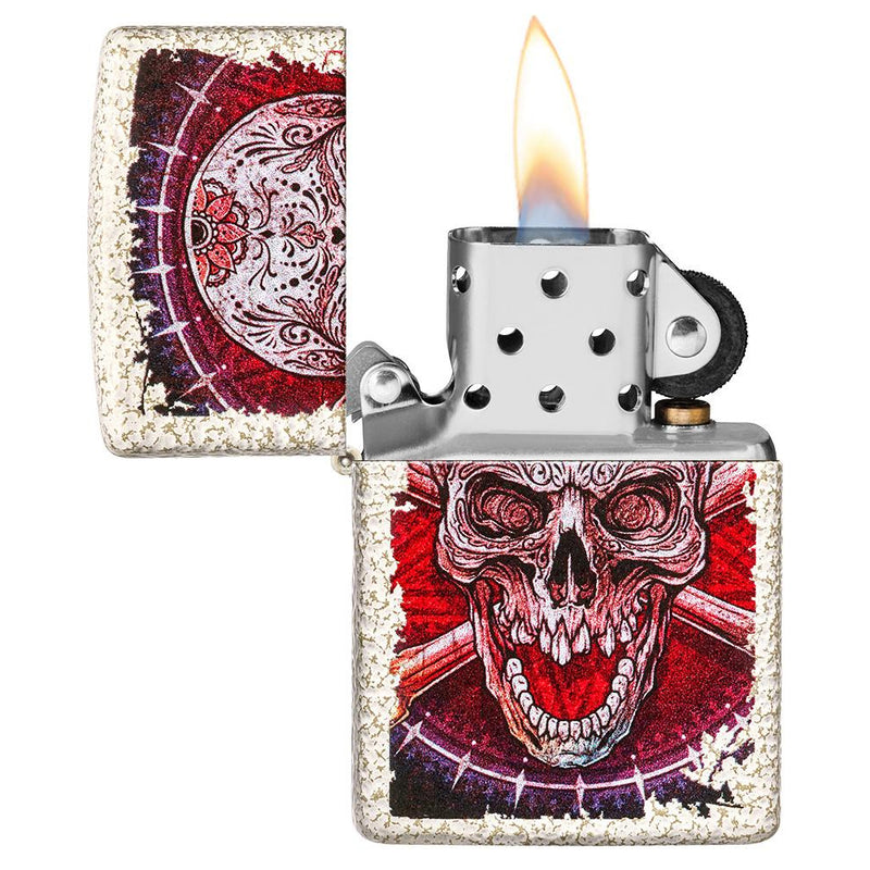 Zippo Skull Design-Optics Force