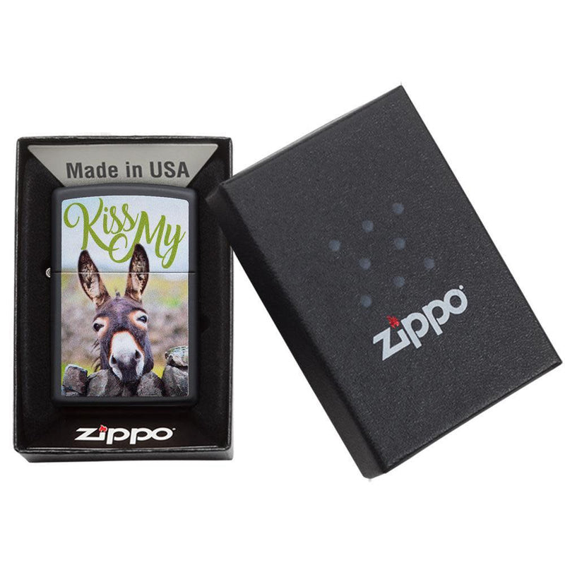 Zippo Kiss My Donkey Design-Optics Force