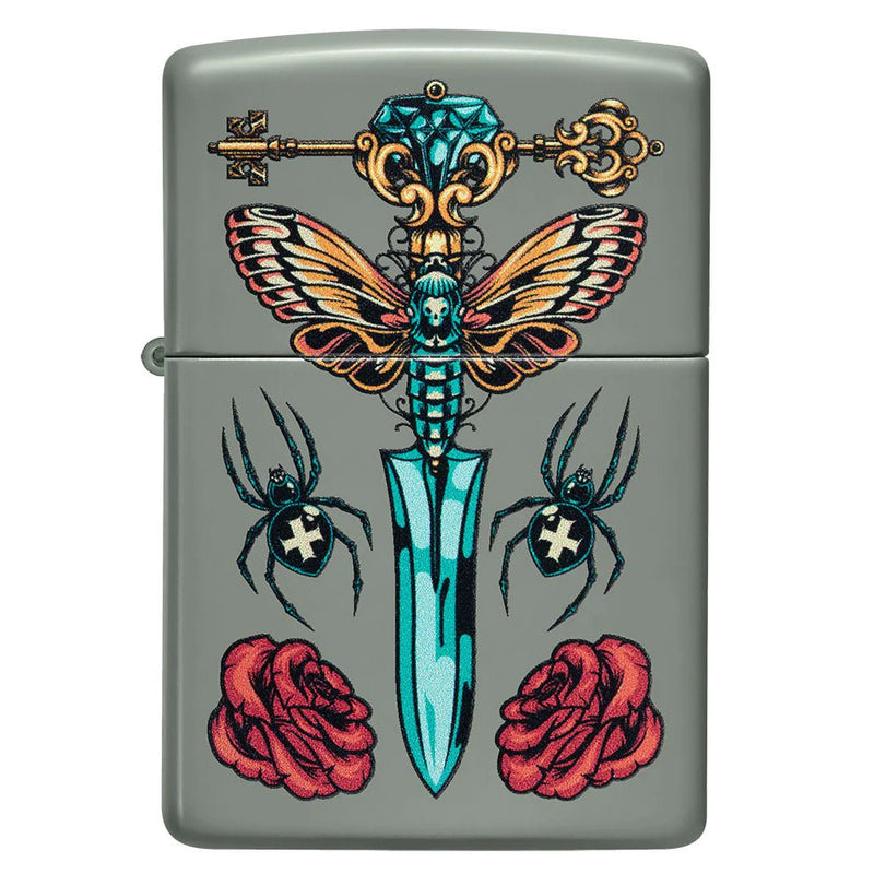 Zippo Gothic Dagger Design-Optics Force