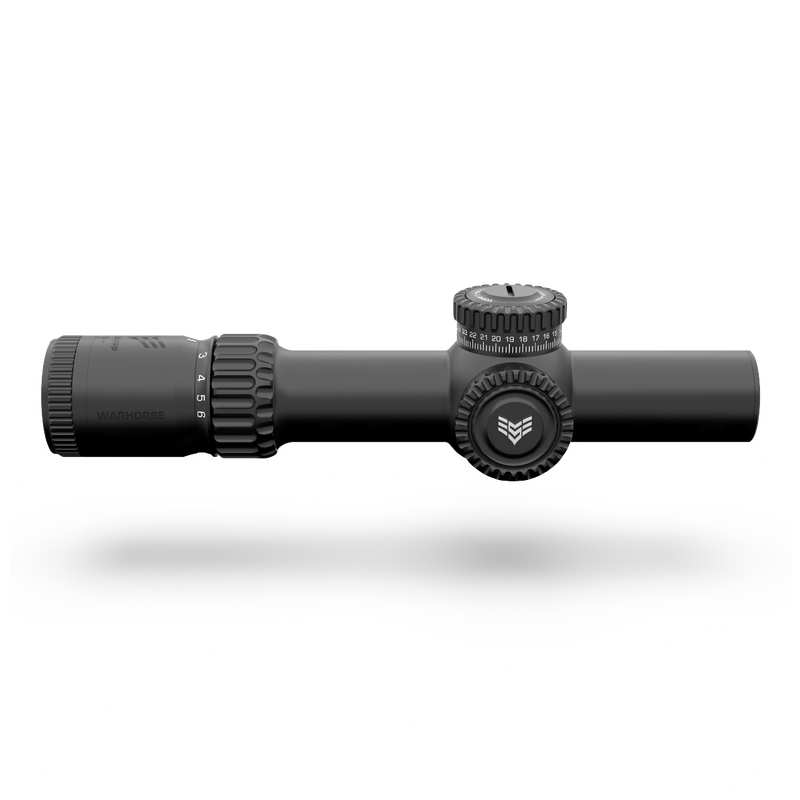 Swampfox Warhorse 1-6x24 FFP LPVO Dragoon MIL Riflescope