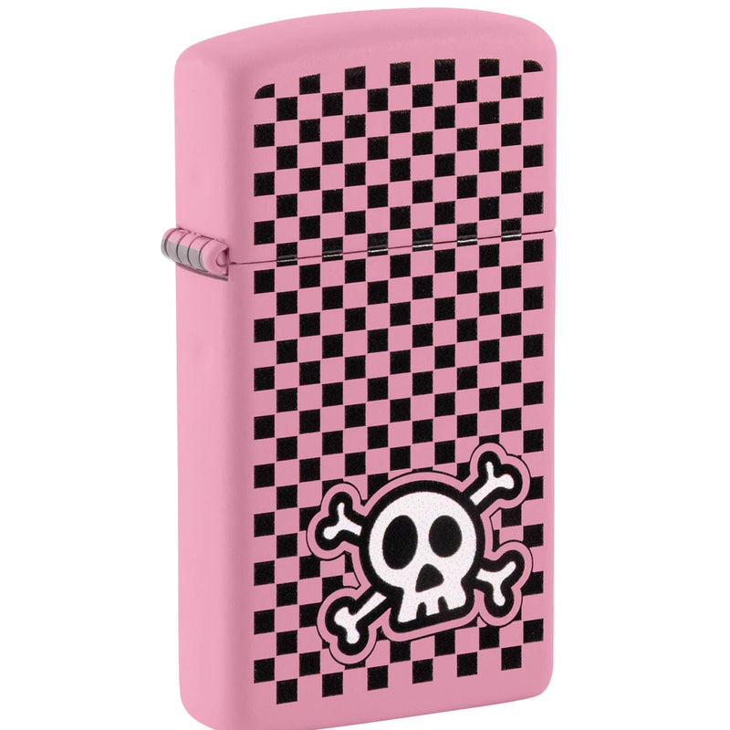 Zippo Checkered Skull Design-Optics Force