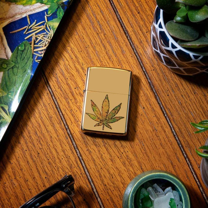 Zippo Pot Leaf Fusion Design-Optics Force