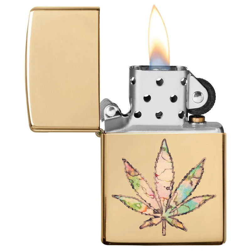 Zippo Pot Leaf Fusion Design-Optics Force