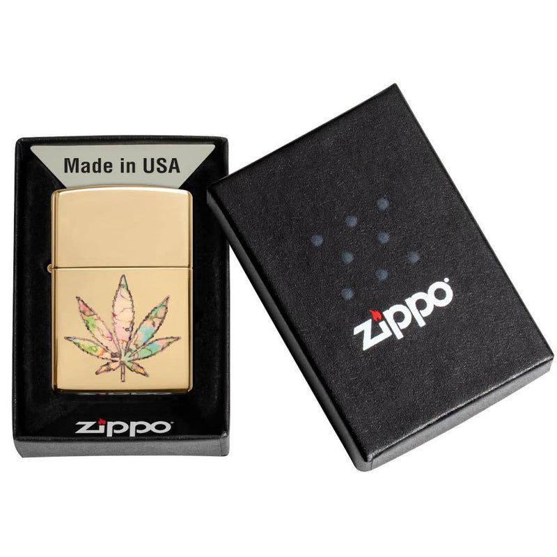 Zippo Pot Leaf Fusion Design-Optics Force