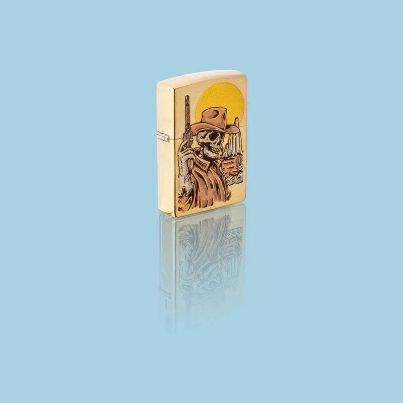 Zippo Cowboy Skull Design-Optics Force