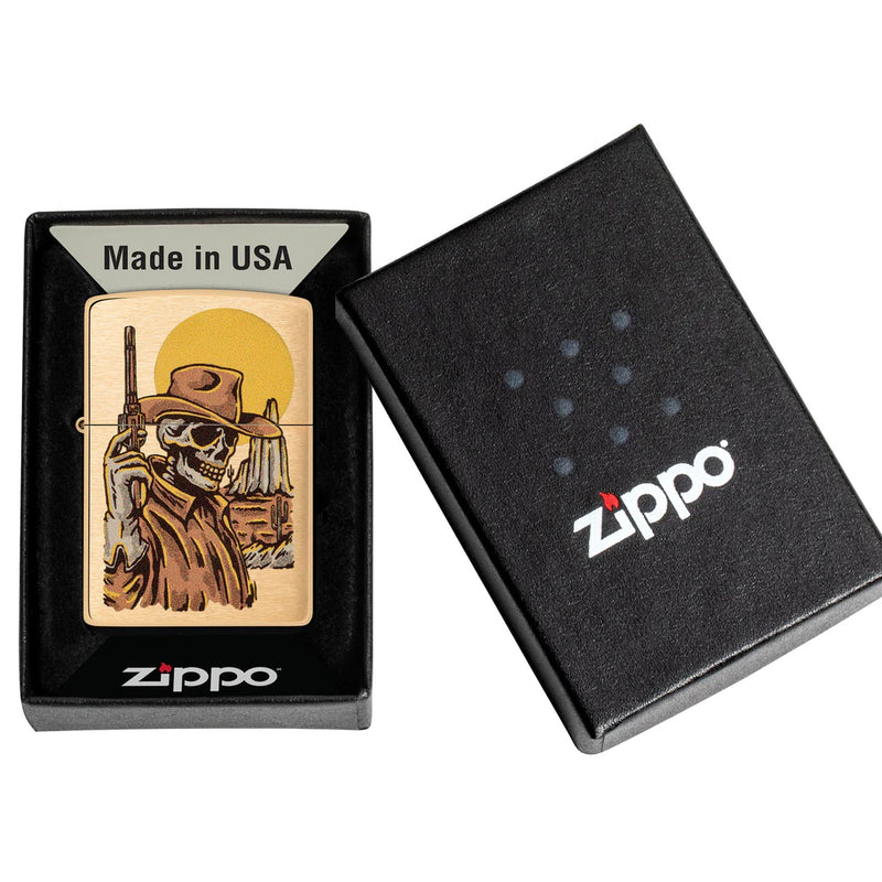 Zippo Cowboy Skull Design-Optics Force