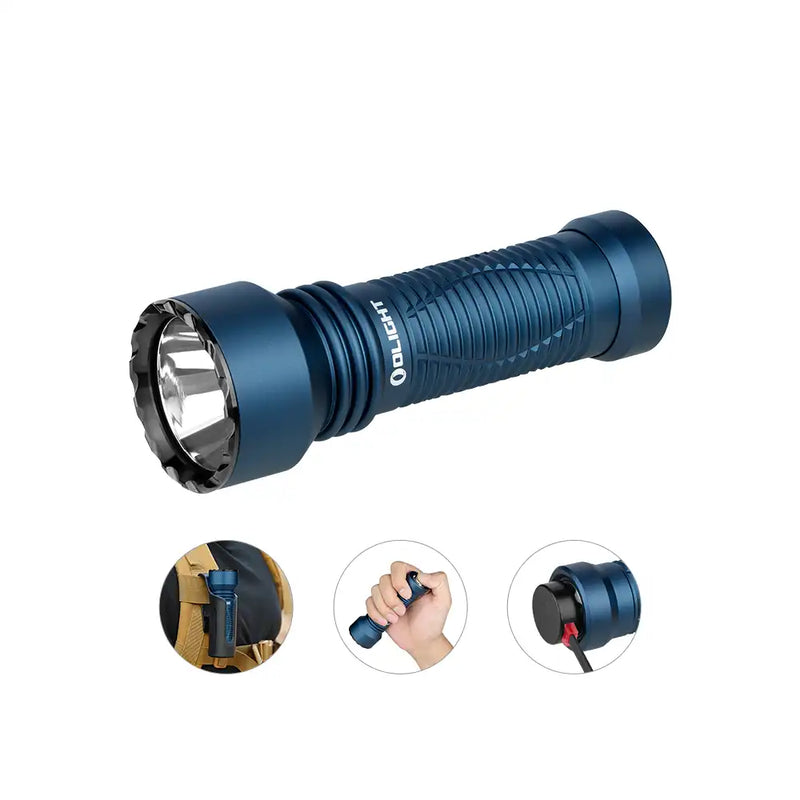 Olight Javelot Mini Long Range EDC Flashlight-Midnight Blue-Optics Force