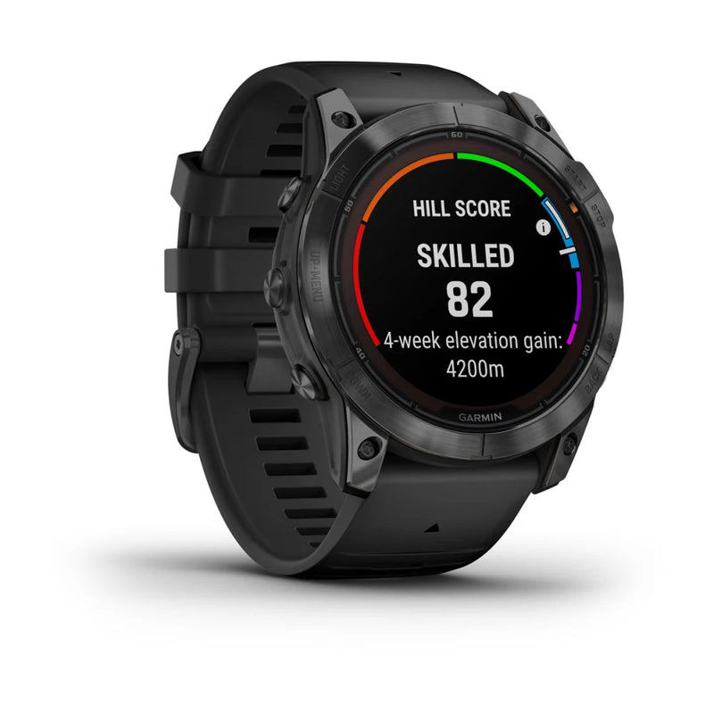 Garmin Fēnix® 7X Pro – Solar Edition Slate Gray with Black Band 51mm-Optics Force