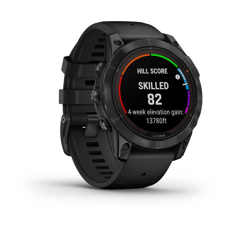 Garmin Fēnix® 7 Pro – Solar Edition (No Wi-Fi®) Slate Gray with Black Band 47mm-Optics Force