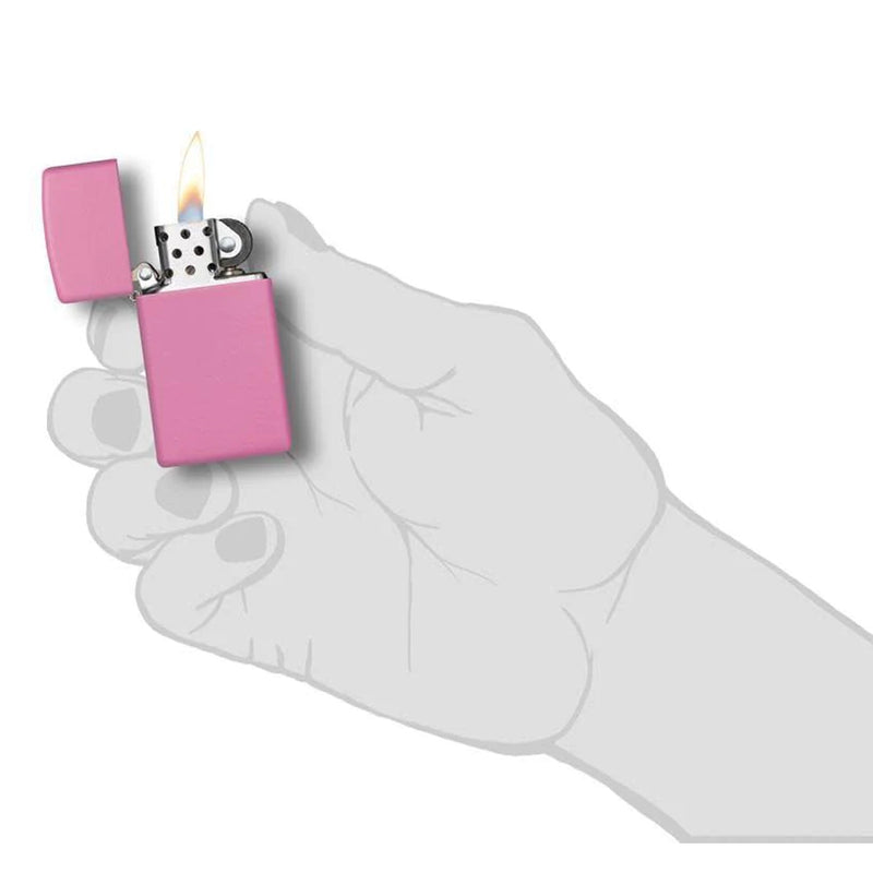 Zippo Slim® Pink Matte-Optics Force