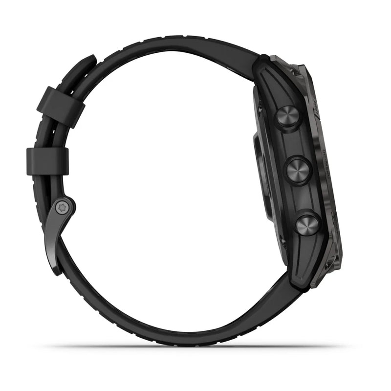 Garmin Fēnix® 7X Pro – Solar Edition (No Wi-Fi®) Slate Gray with Black Band-Optics Force