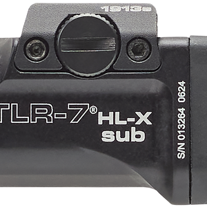 Streamlight TLR-7 HL-X SUB USB Black 6000 Series Aluminum 1913 1000 Lumens