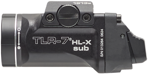 Streamlight TLR-7 HL-X SUB USB Black 6000 Series Aluminum 1913 1000 Lumens