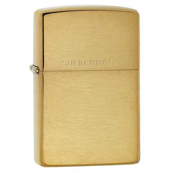 Zippo Classic Brushed Solid Brass-Optics Force