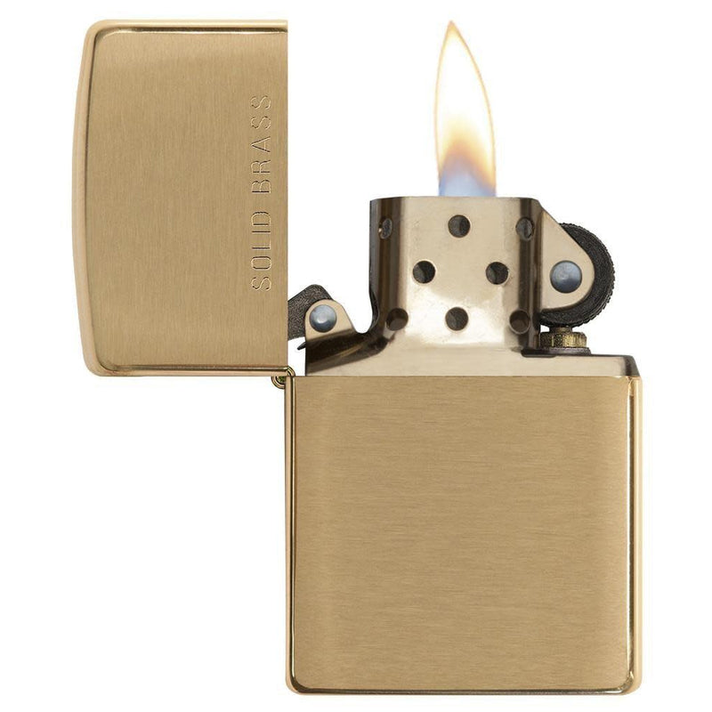 Zippo Classic Brushed Brass-Optics Force