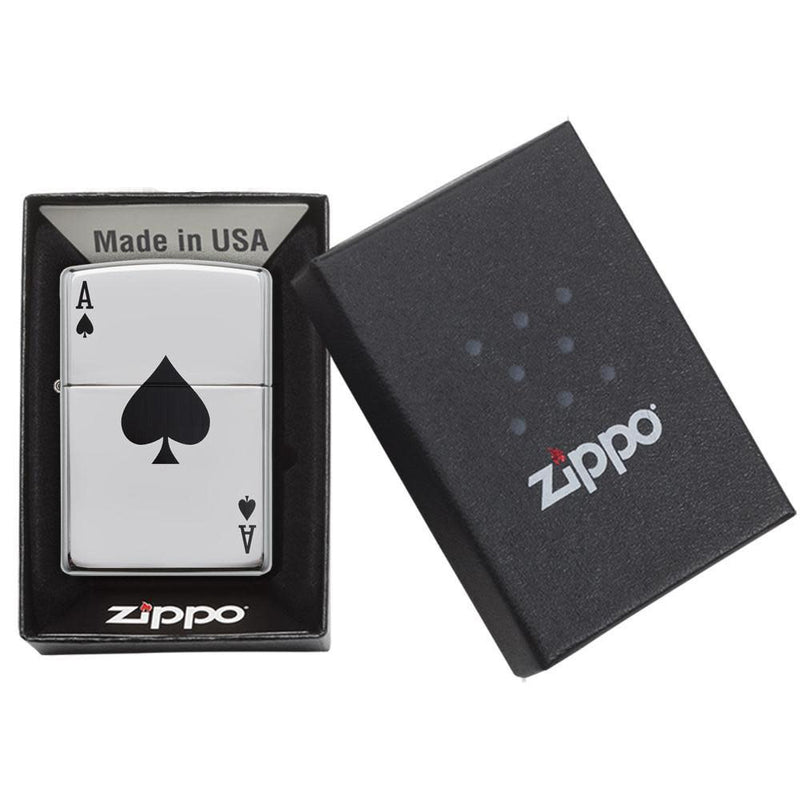 Zippo Simple Spade Design-Optics Force