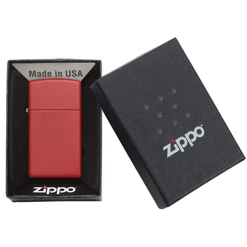 Zippo Slim® Red Matte-Optics Force