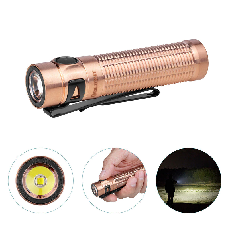 Olight Baton 3 Pro CW 1500 lumens Rechargeable Flashlight with MCC3 Pocket light-Optics Force