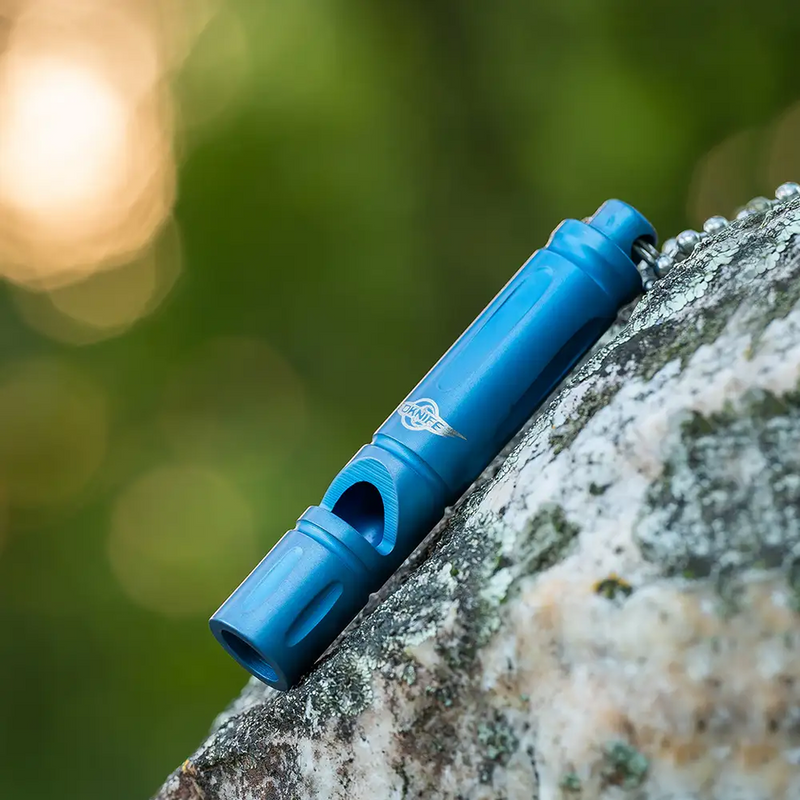 Olight Owhistle Titanium EDC Mini Whistle for Emergency Survival, Pet Training-Optics Force