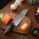 Olight OREMAKE Sheepdog Damascus 8" Professional Kiritsuke Chef's Knife-Optics Force