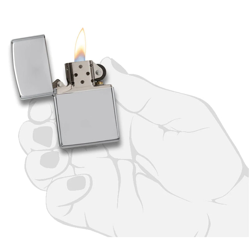 Zippo Classic High Polish Chrome-Optics Force