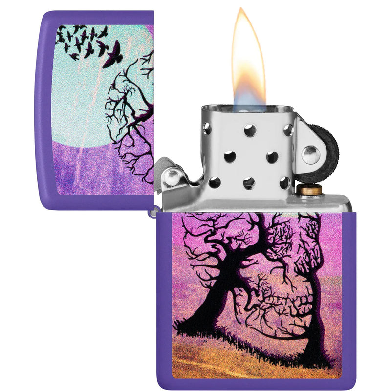 Zippo Skull Tree Design-Optics Force