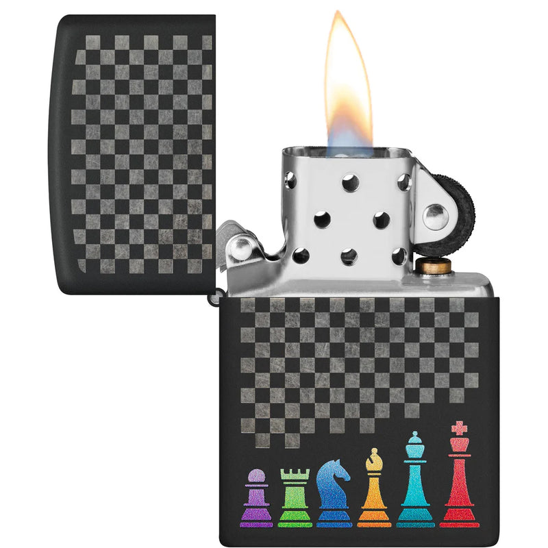 Zippo Chess Pieces Design-Optics Force