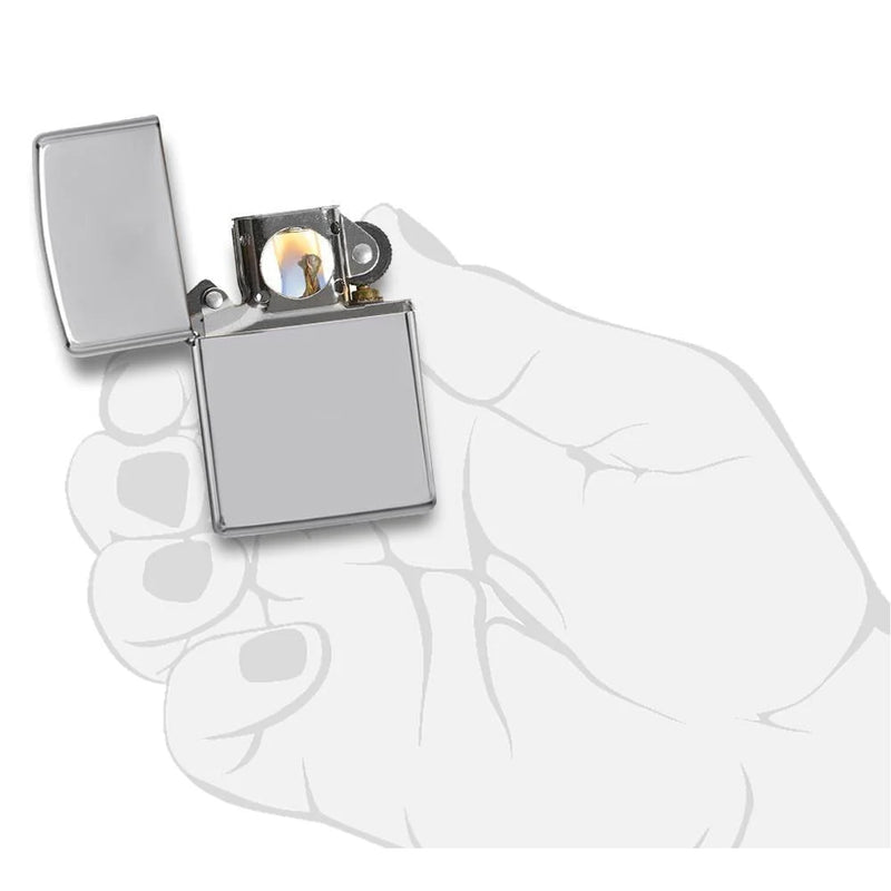 Zippo Classic High Polish Chrome-Optics Force