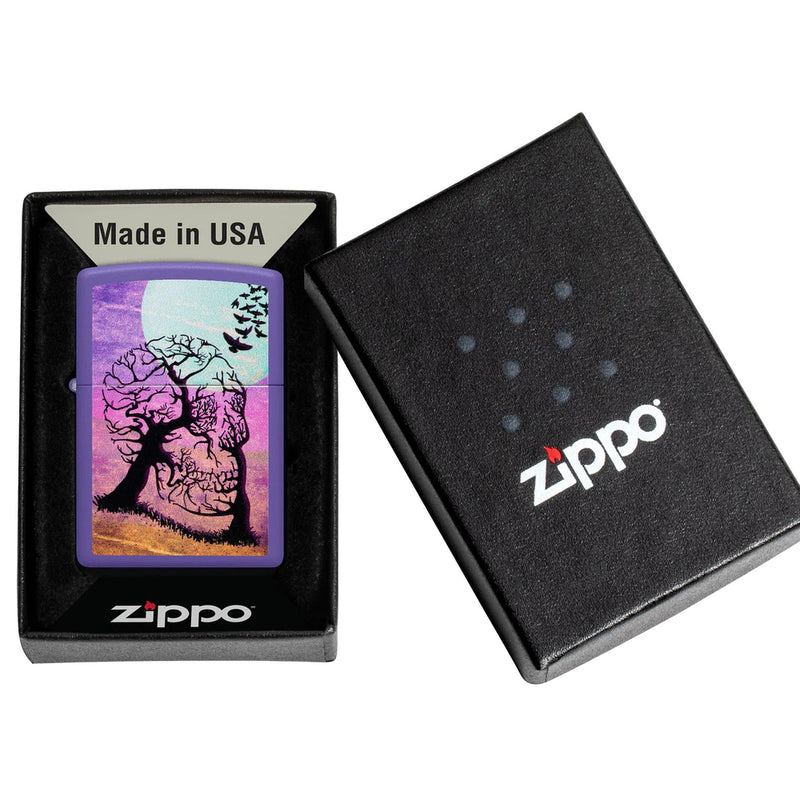 Zippo Skull Tree Design-Optics Force