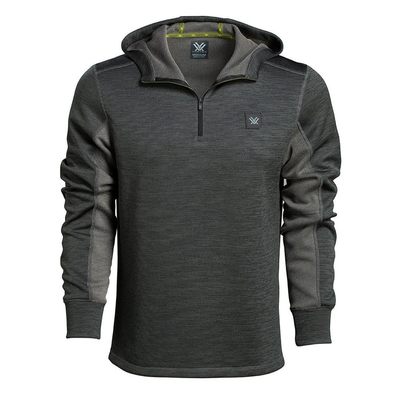 Vortex Frontier Limits 1/4 Zip Hoodie-Grey-S-Optics Force