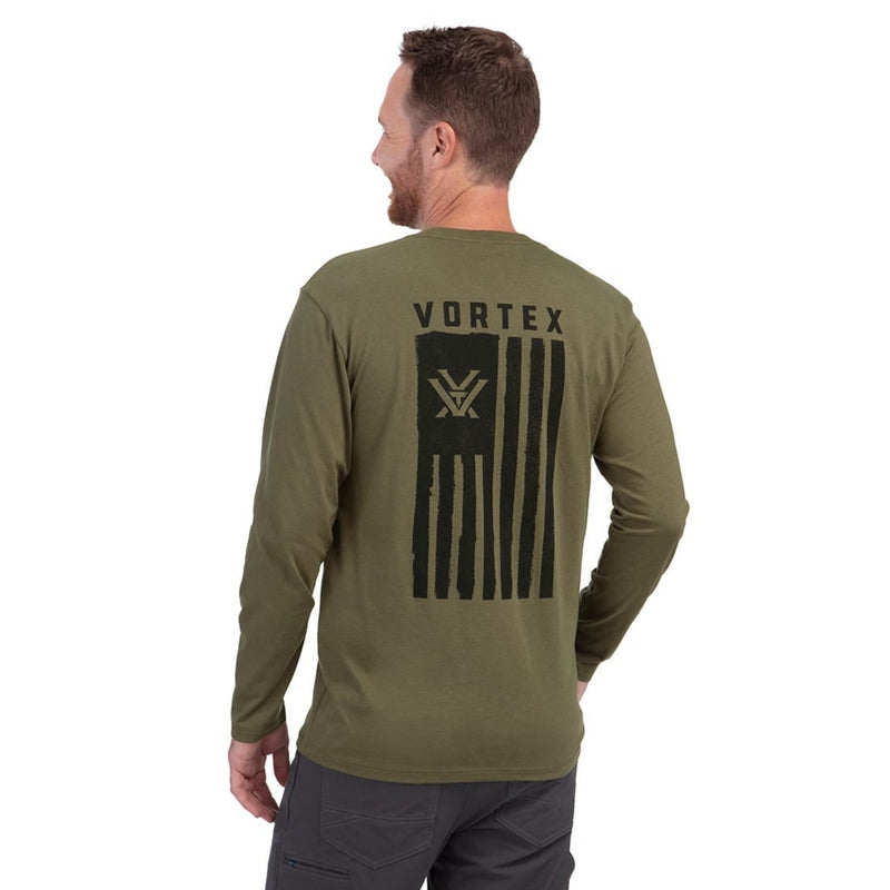 Vortex Salute Long Sleeve T-Shirt-Optics Force