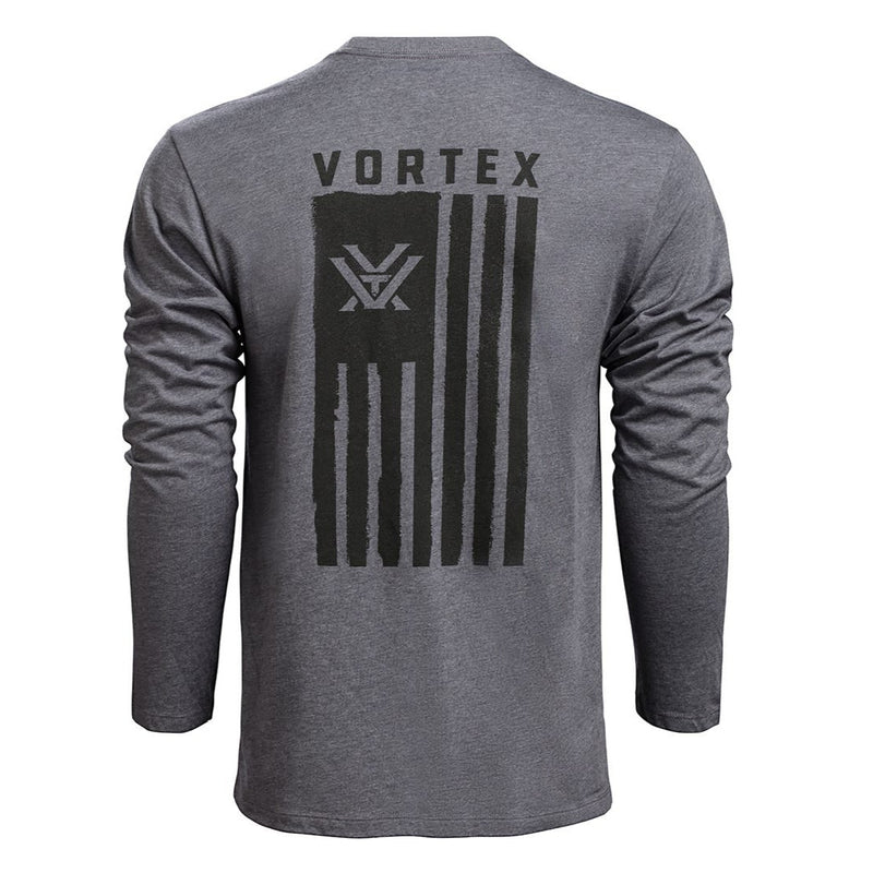 Vortex Salute Long Sleeve T-Shirt-Titanium-S-Optics Force