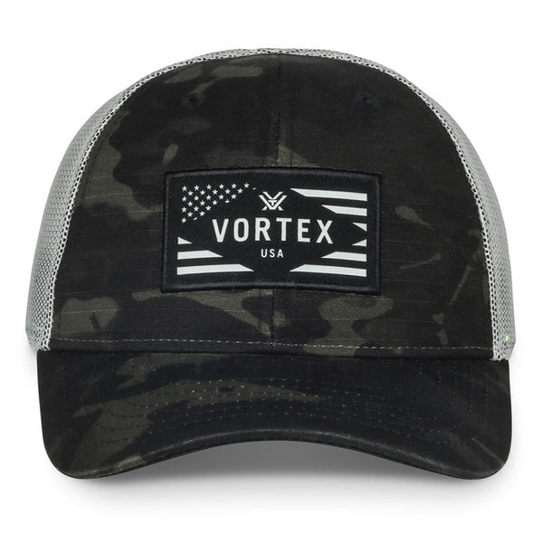 Vortex Rank And File Cap-Black Camo-Optics Force