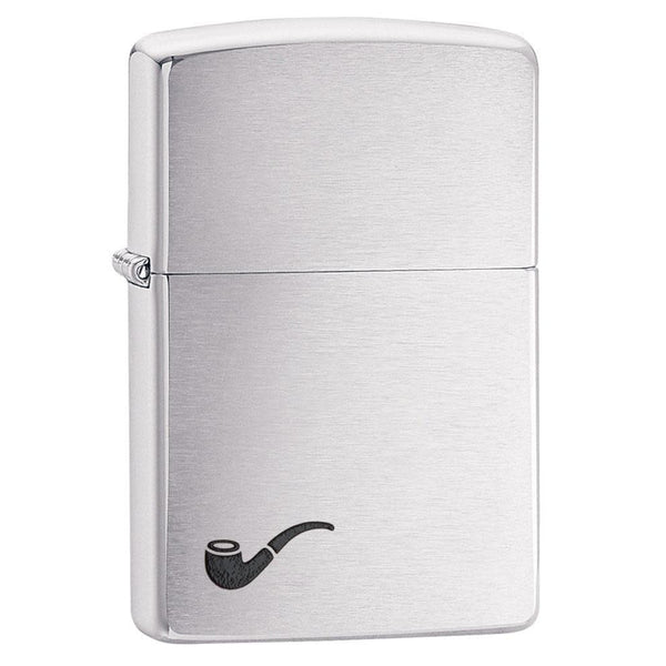 Zippo Pipe Brushed Chrome-Optics Force