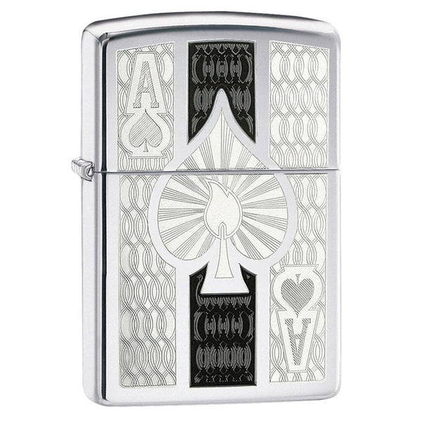 Zippo Intricate Spade Design-Optics Force