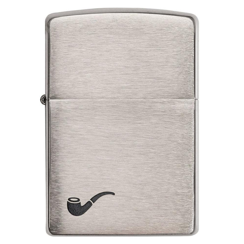 Zippo Pipe Brushed Chrome-Optics Force