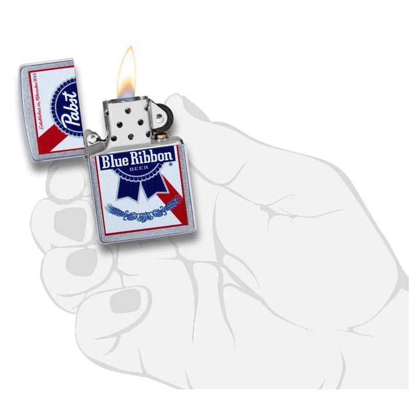 Zippo Pabst Blue Ribbon-Optics Force