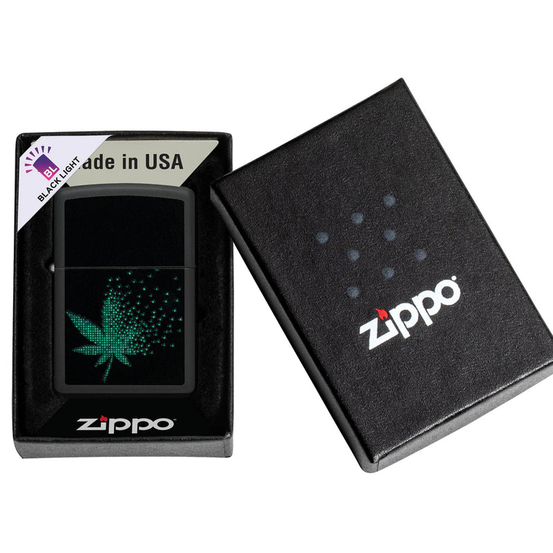 Zippo Pixel Cannabis Design-Optics Force