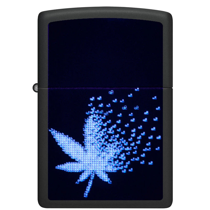 Zippo Pixel Cannabis Design-Optics Force