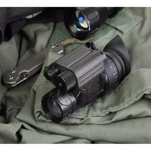 AGM Global Vision 11P14123483121 PVS-14 3AL2 Night Vision Hand Held/Mountable Scope Black 1x 26mm, Gen 3 Level 2 Green Filter-Optics Force