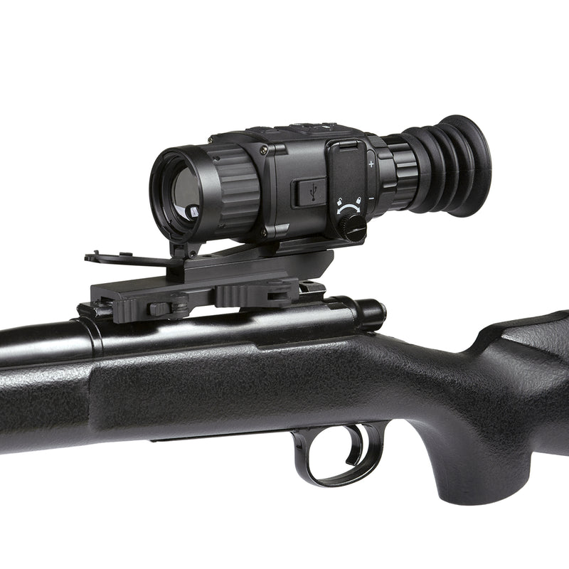 AGM Global Vision Rattler TS35-384 Thermal Hand Held/Mountable Scope Matte Black 2x - 16x 35mm Red Crosshair Reticle Digital 1x/2x/4x/8x/PIP Zoom 384x288 Resolution-TS35-384-Optics Force