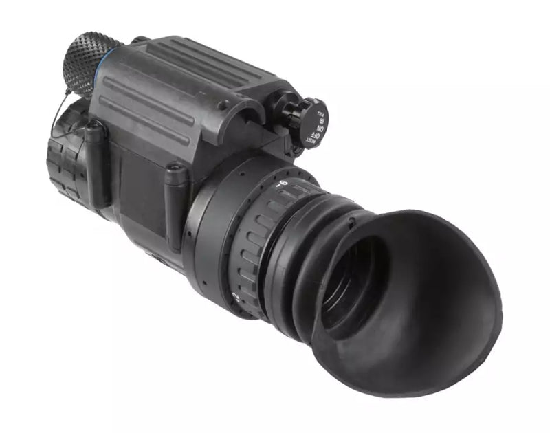 AGM Global Vision 11P14122483021 PVS-14 NL2 Night Vision Hand Held/Mountable Scope Black 1x 26mm, Gen 2+ Level 2, Green Filter-Optics Force