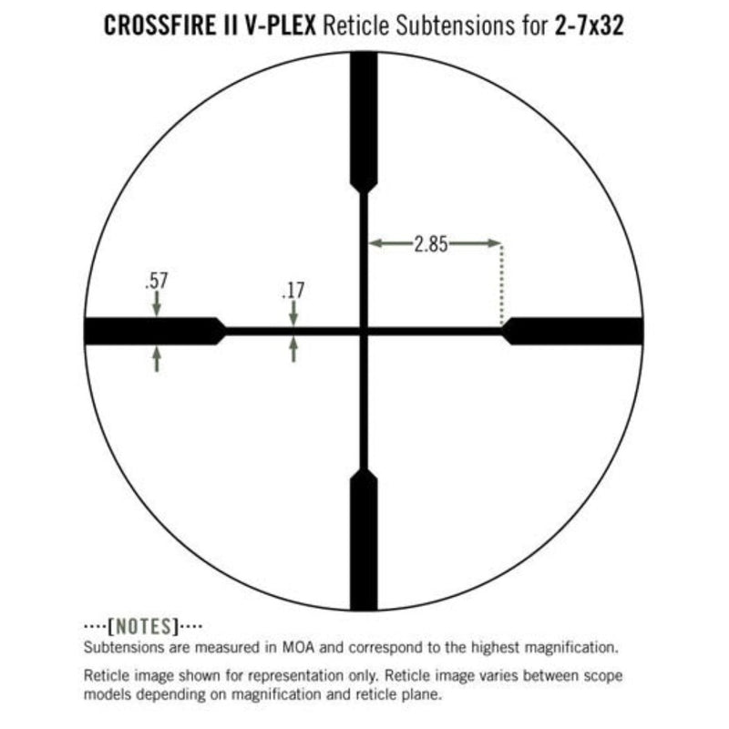 Vortex Optics Crossfire II 2-7x32 Scope-Optics Force