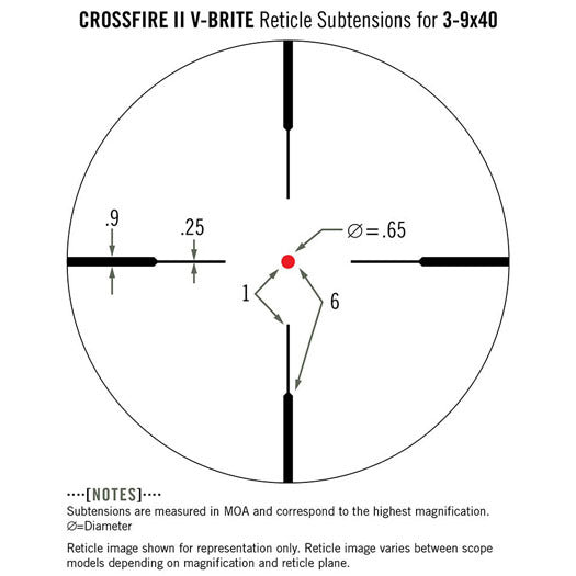 Vortex Optics Crossfire II 3-9x40 Scope-Optics Force