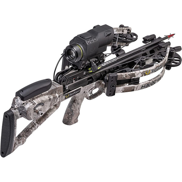 TenPoint Havoc RS440 Xero Crossbow - 440 FPS - Reverse-Draw Design Creates Fastest Compact Crossbow-Optics Force